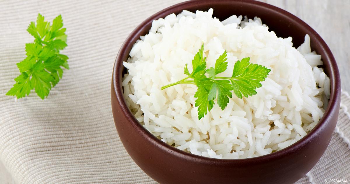 طريقة طهي الأرز الأبيض