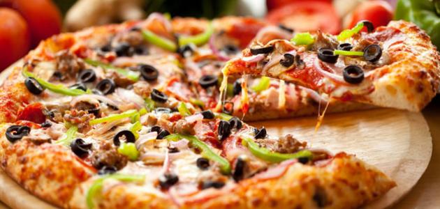 مقادير وصفة البيتزا
