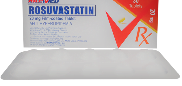 خافض الشحوم الروزوفاستاتين Rosuvastatin 20 mg
