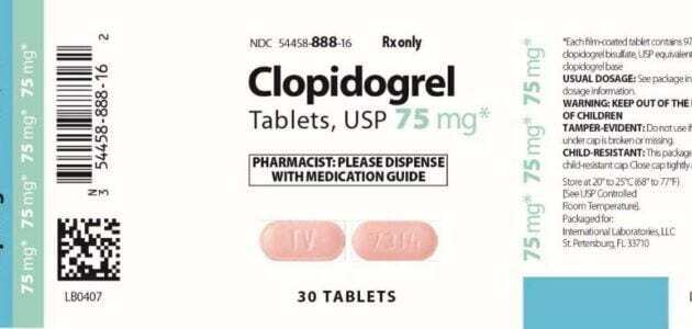 مضاد تخثر الدم الكلوبيدوغريل Clopidogrel إستخداماته والجرعات المناسبة منه