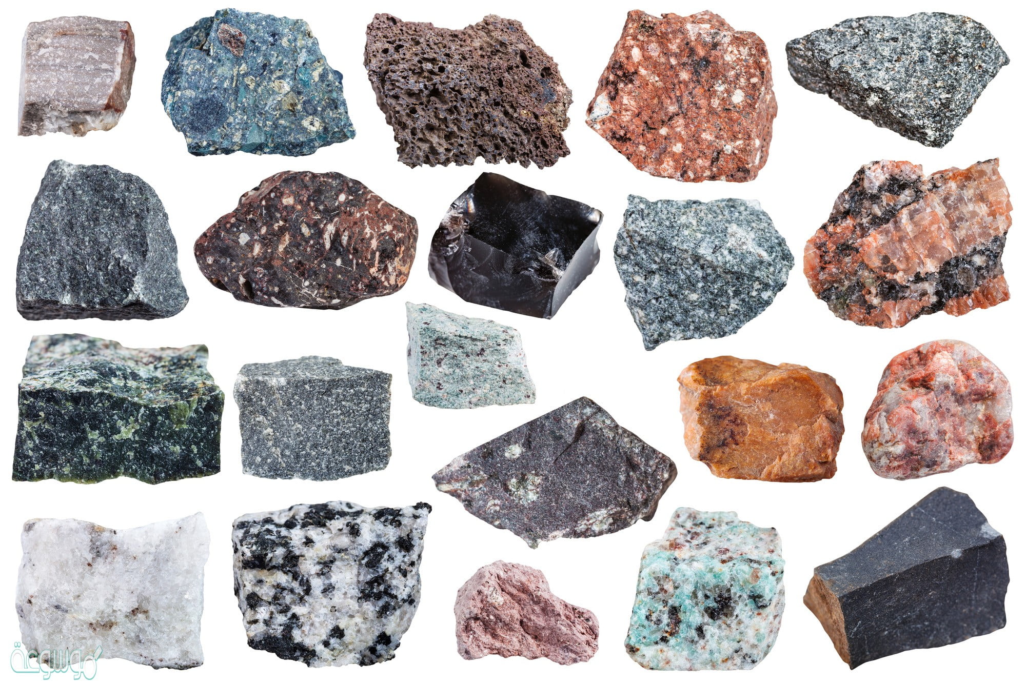 ما هي أنواع الصخور