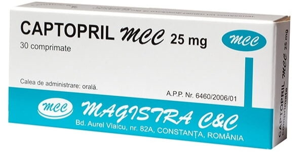 خافض ضغط الدم كابتوبريل Captopril 25/50 mg