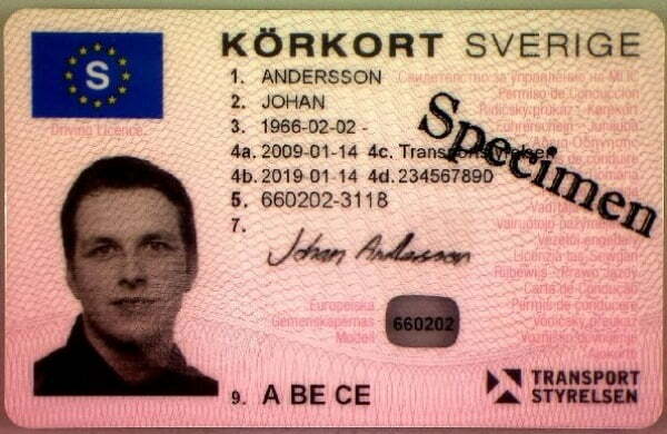 تكلفة شهادة السواقة في السويد
